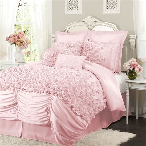 full size pink comforter set